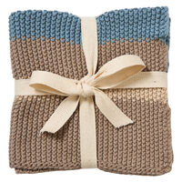 Tiskirätti 27 × 27 cm 2-pakkaus, beige/sininen