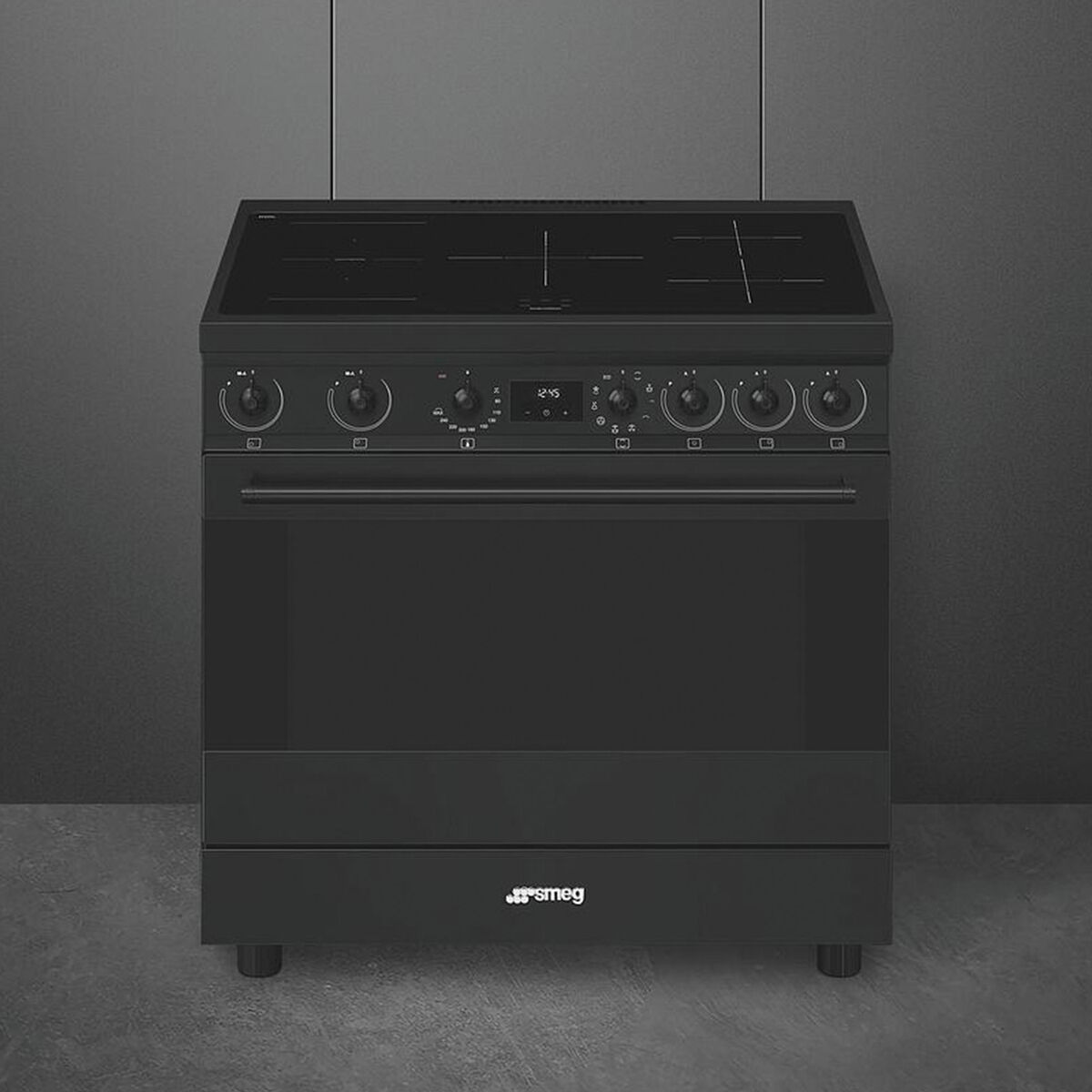 Smeg C9IMN2 induksjonskomfyr 90 cm, svart