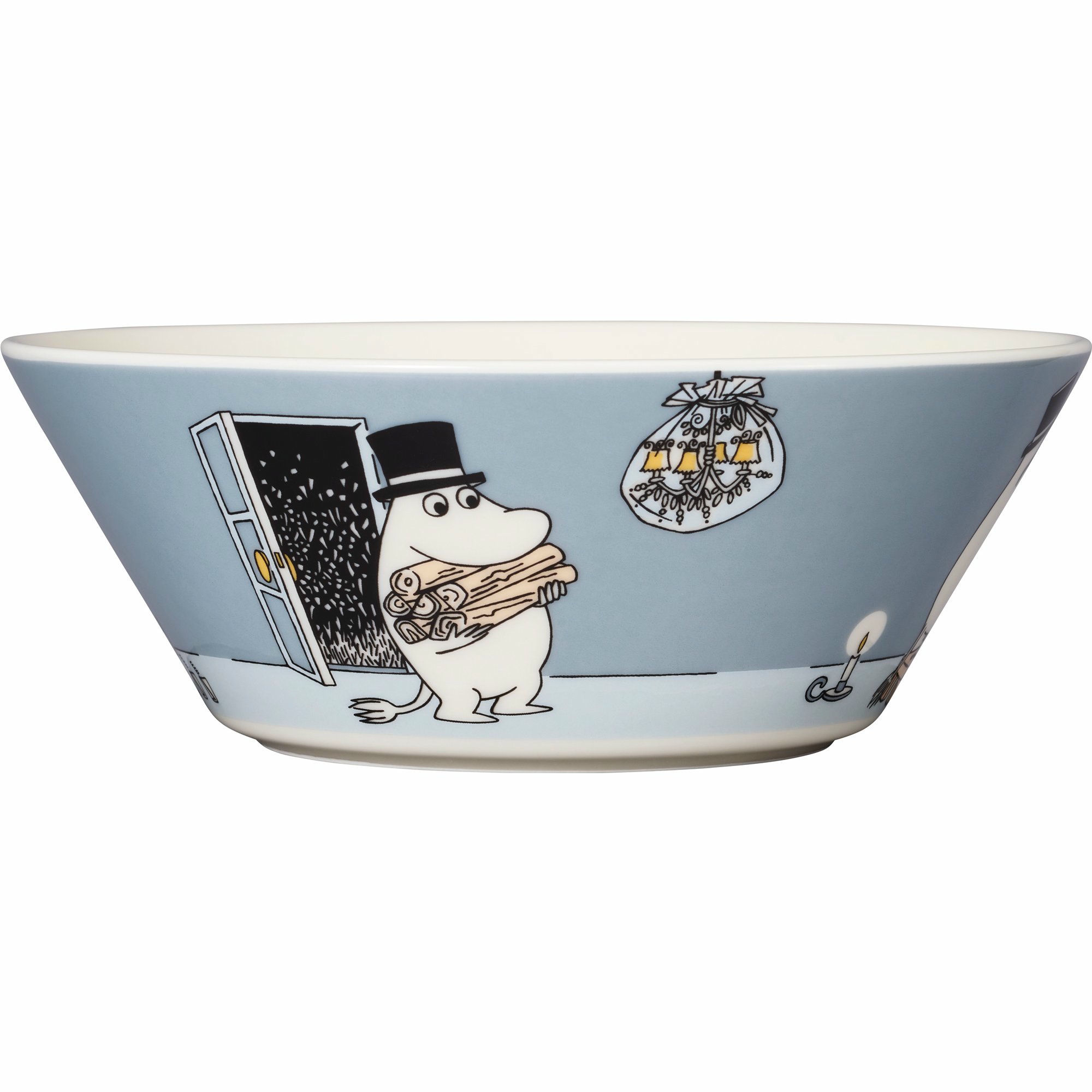 Mumin skål, mumitroldefar grå