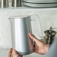 Enfinigy vattenkokare 1 liter, silver/vit