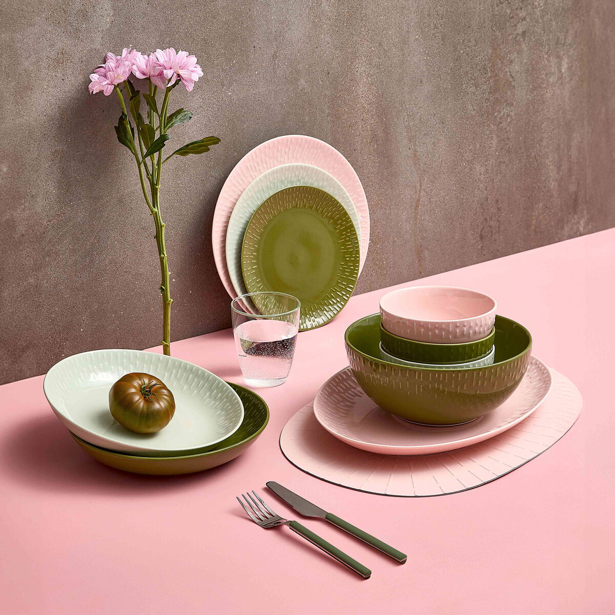 Confetti skål 14 cm, candyfloss