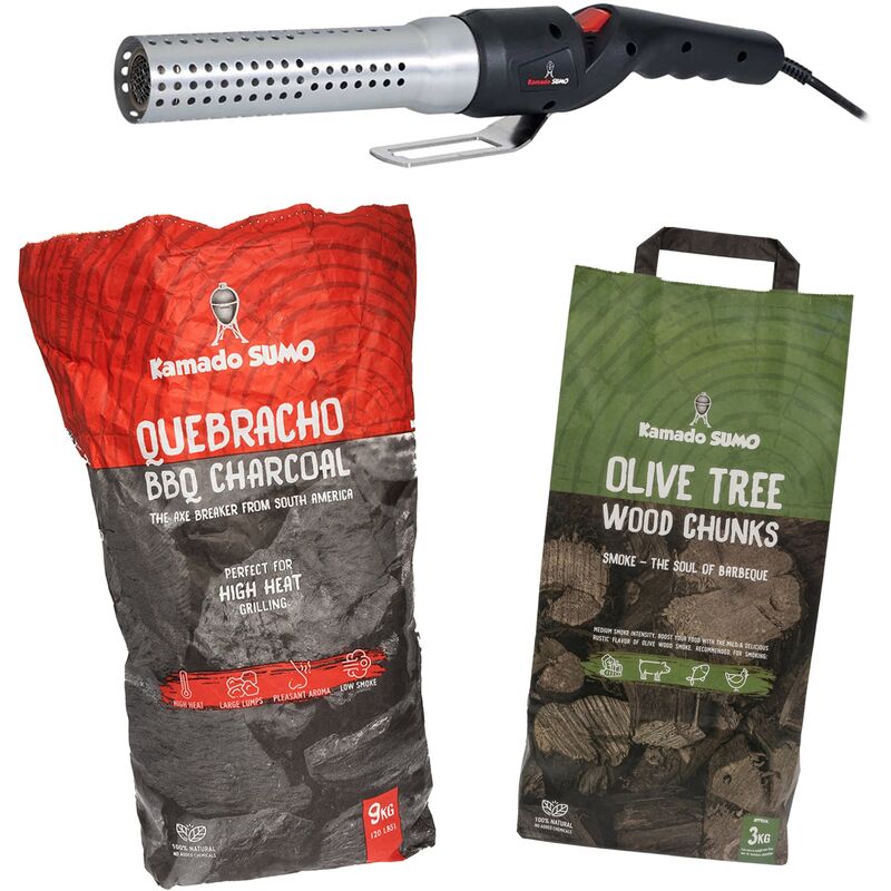 Startpaket: kol, rökved & grillstartare