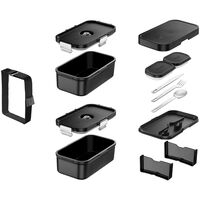 Zwilling Fresh & Save Bento Madkasse 2 dele, sort