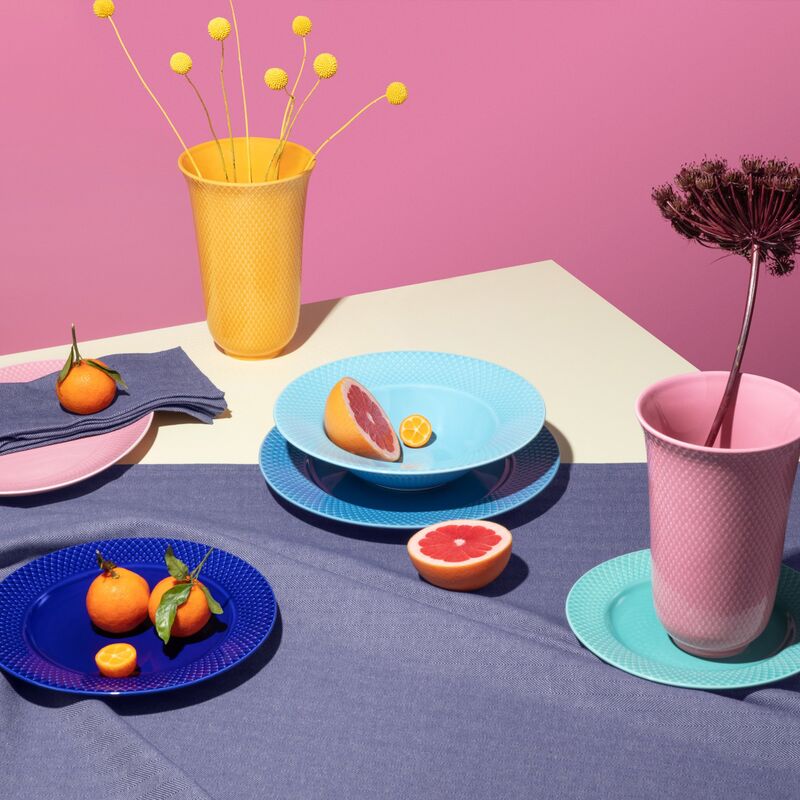 Color djuptallrik, 24,5 cm, turkos