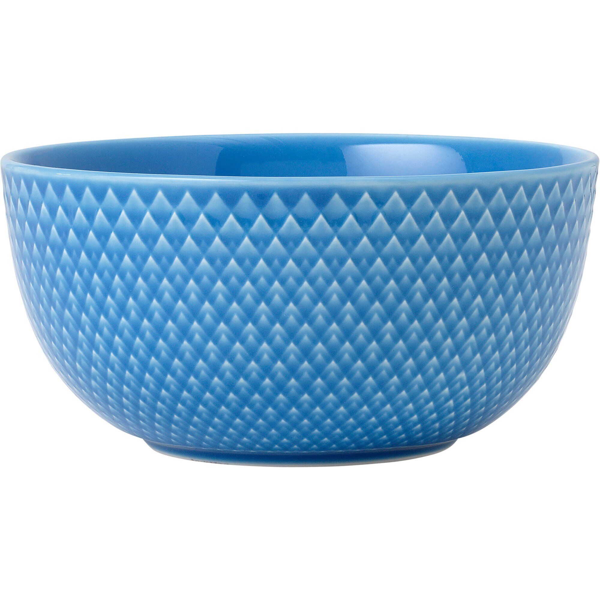 Lyngby Porcelæn - Rhombe Color skål 13 cm blå