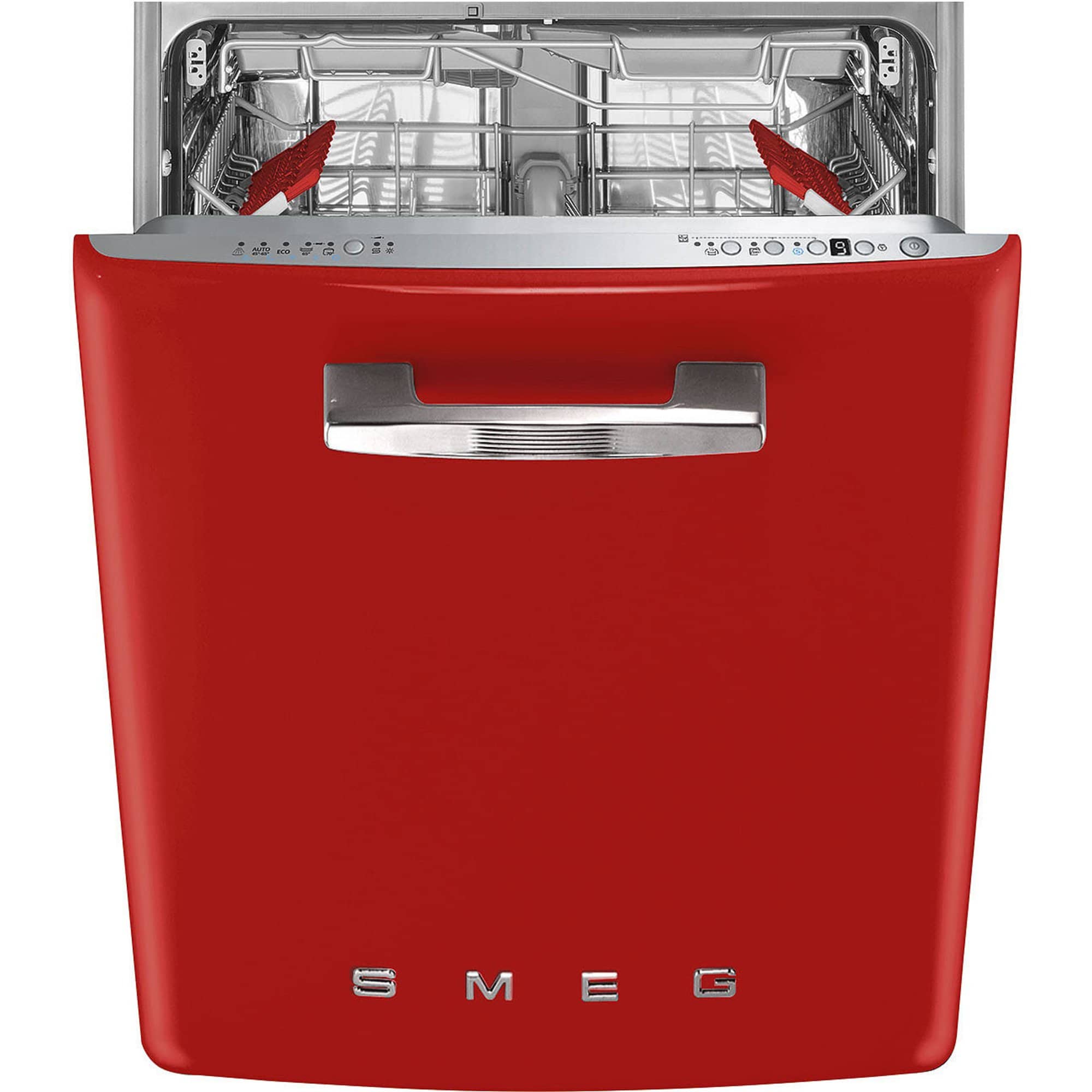 Produktfoto för Smeg STFA3 underbyggd diskmaskin, röd