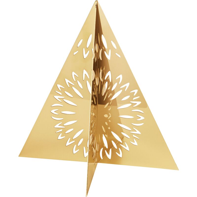 Seasonal Julgran guld liten 