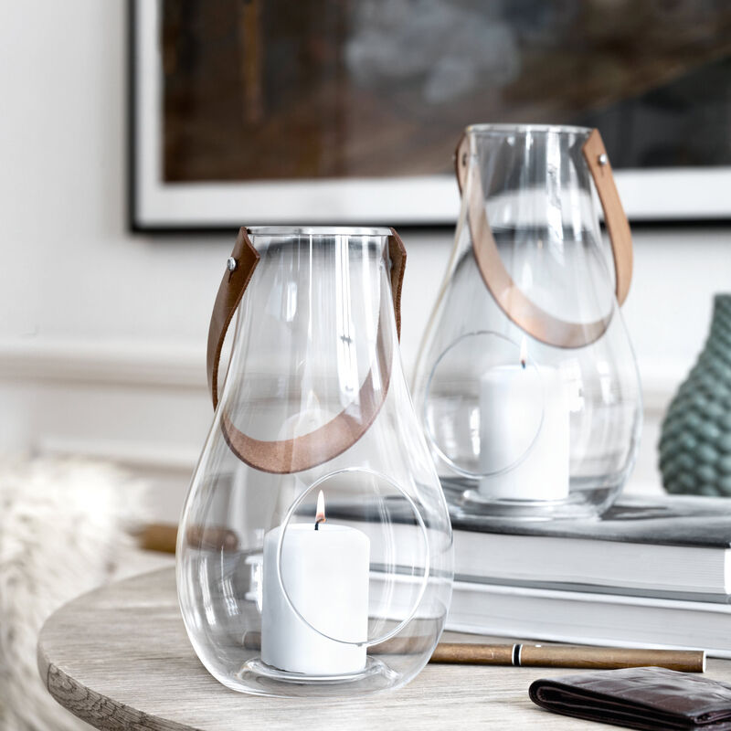 Lanterna 29 cm., klar