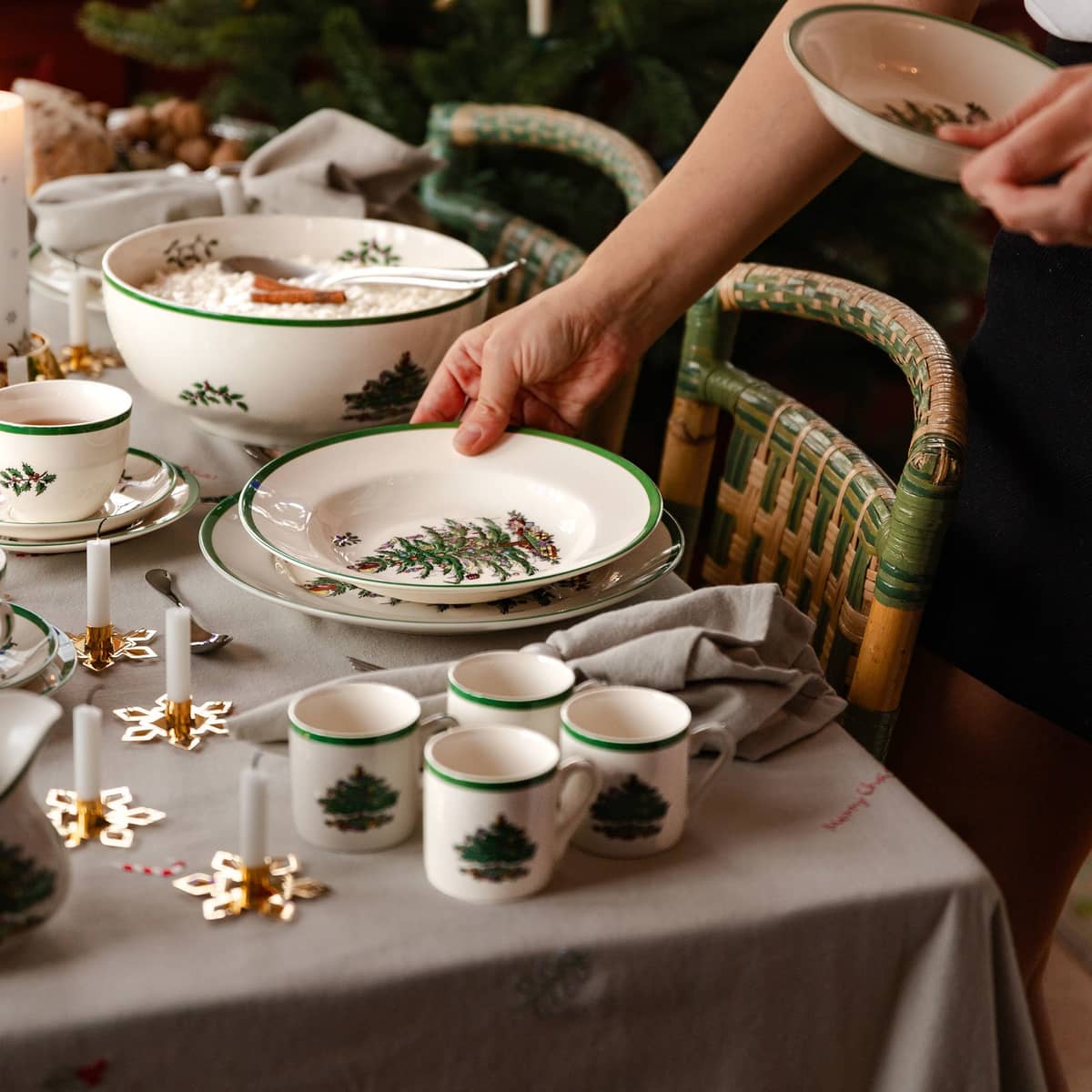 Christmas Tree mugg 4-pack