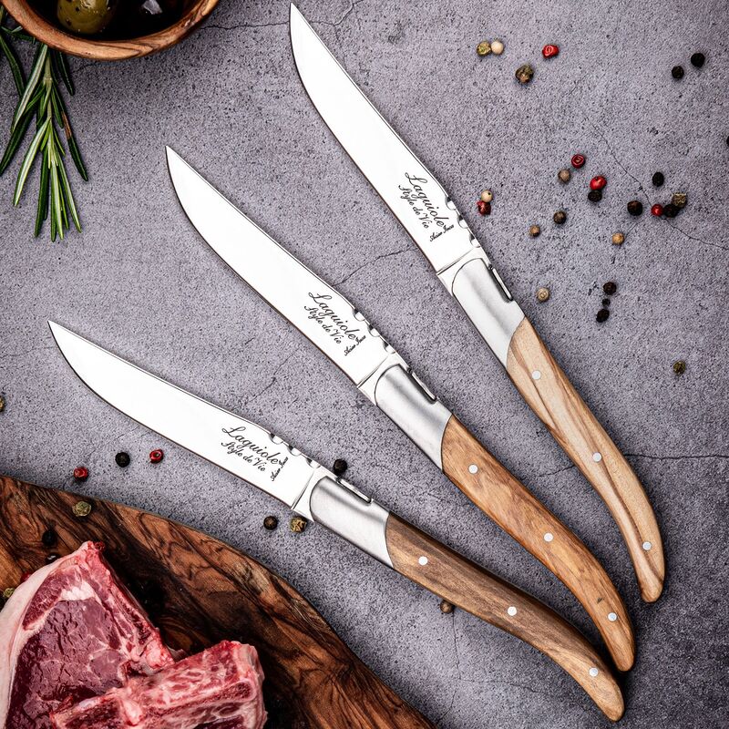 Grillknivar 6-pack, olivträ