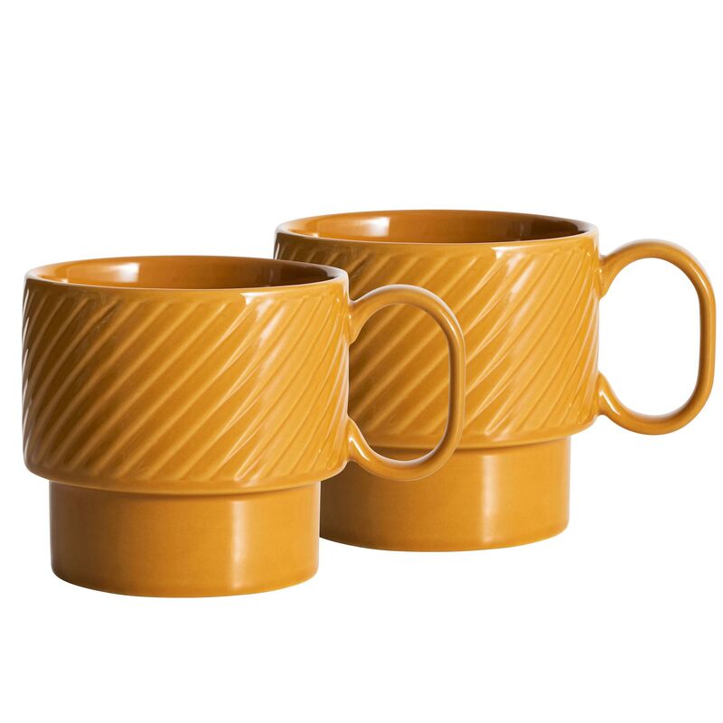 Coffee & More tekrus 2 stk., gul