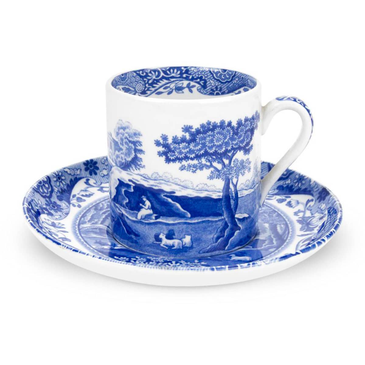 Kahvikuppi ja lautanen, Blue Italian