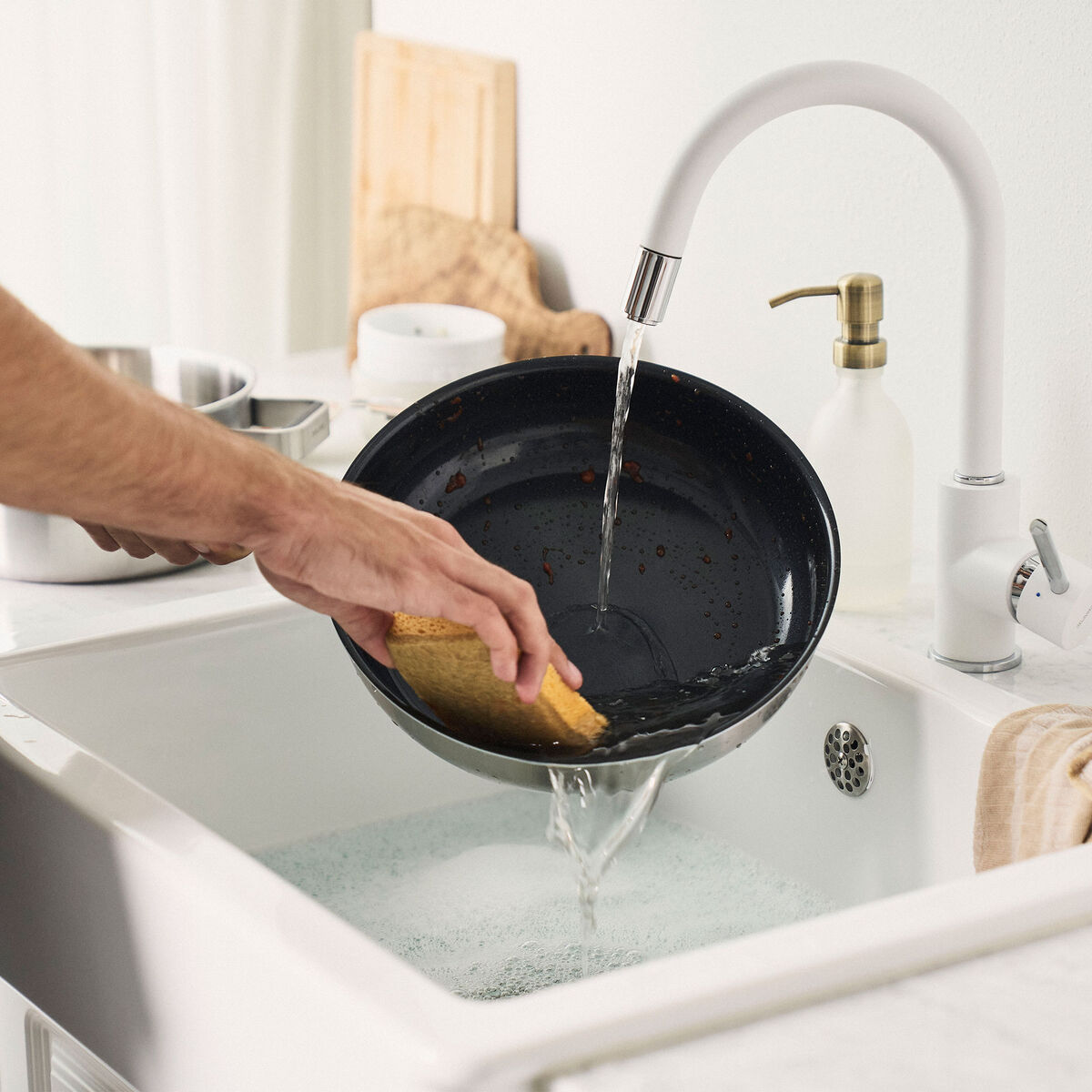 Pure grydesæt 3 dele + 2 låg, rustfrit stål, grøn