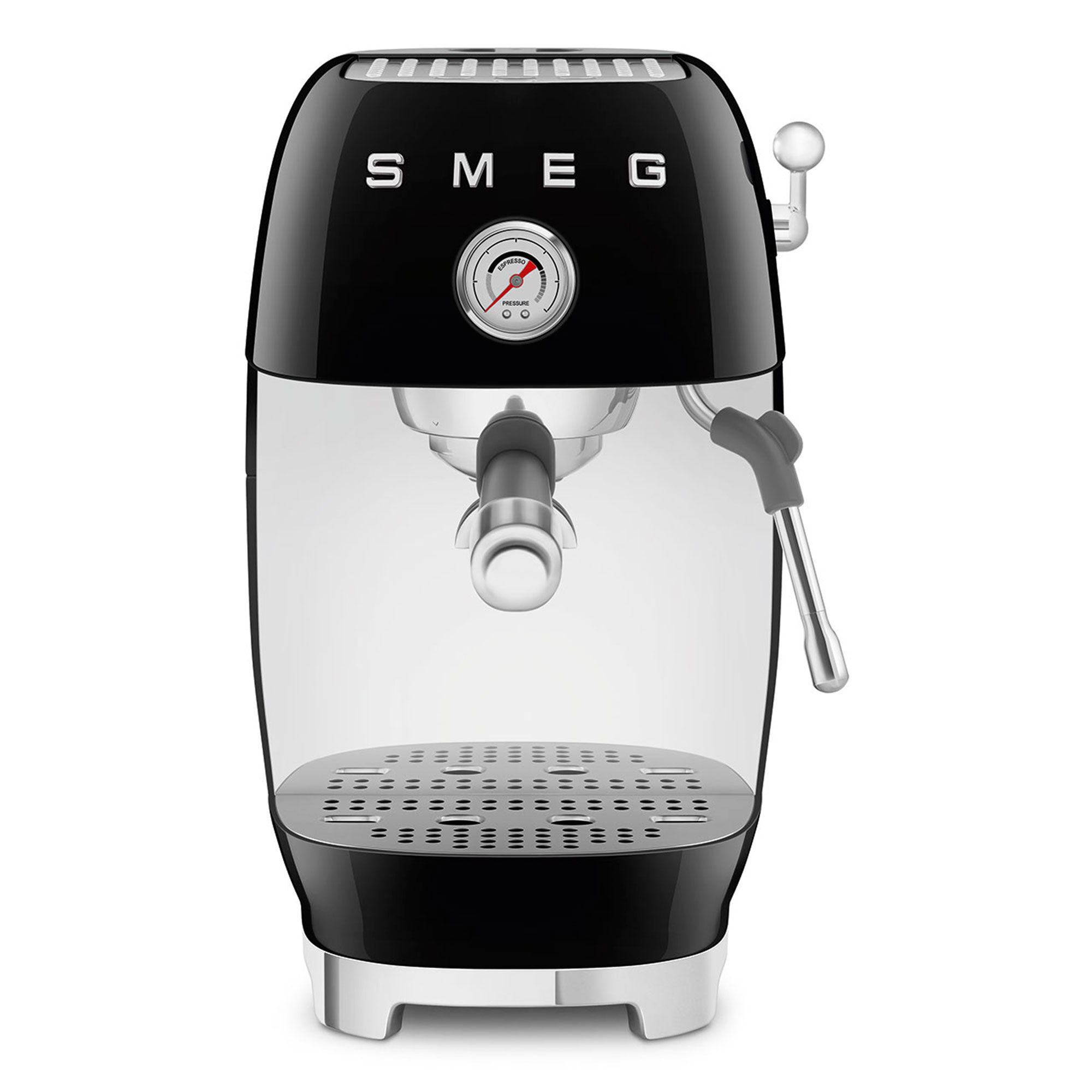 Smeg Manuell espressomaskin med Cold Brew, svart