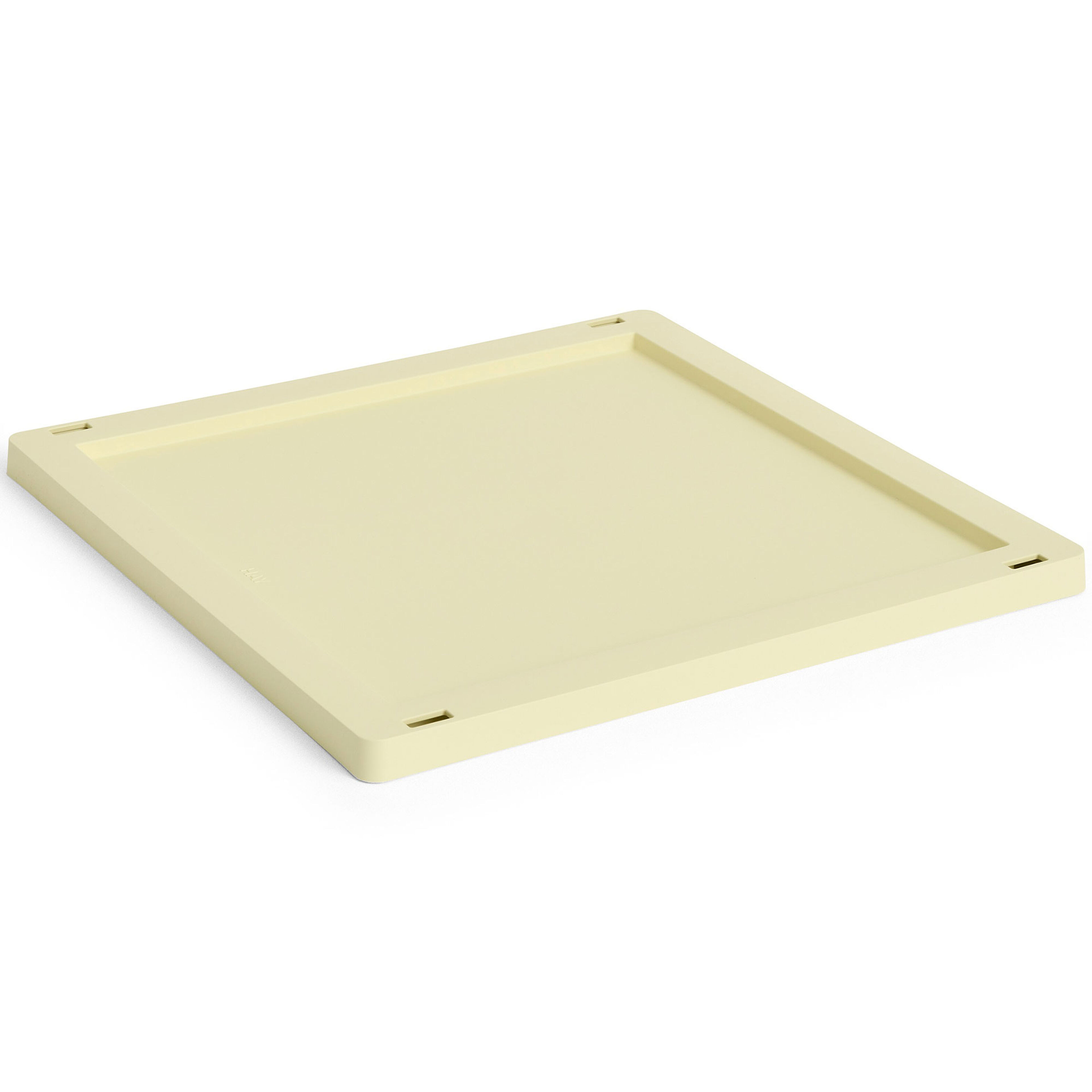 Colour Crate Medium Square Cube kansi, light yellow