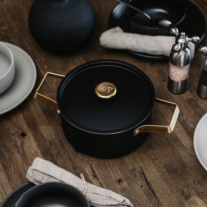 Mandus gryte 2,8 liter, matt svart