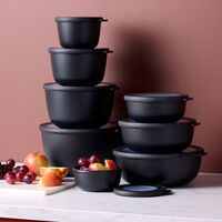 Cirqula bollesett høy 4 stk, svart