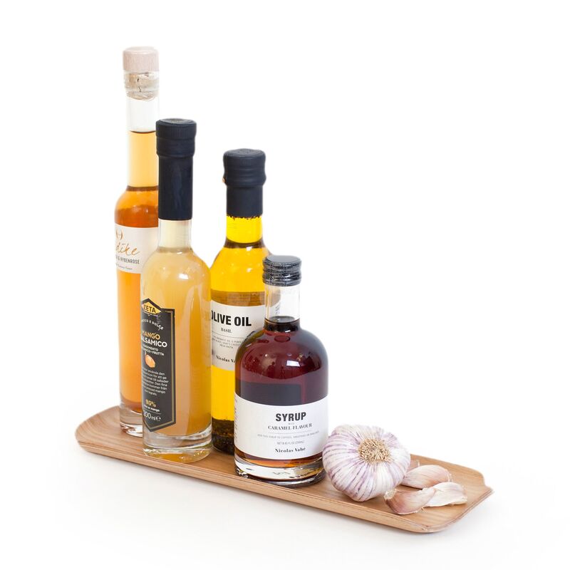 Leaf träbricka, pilträ