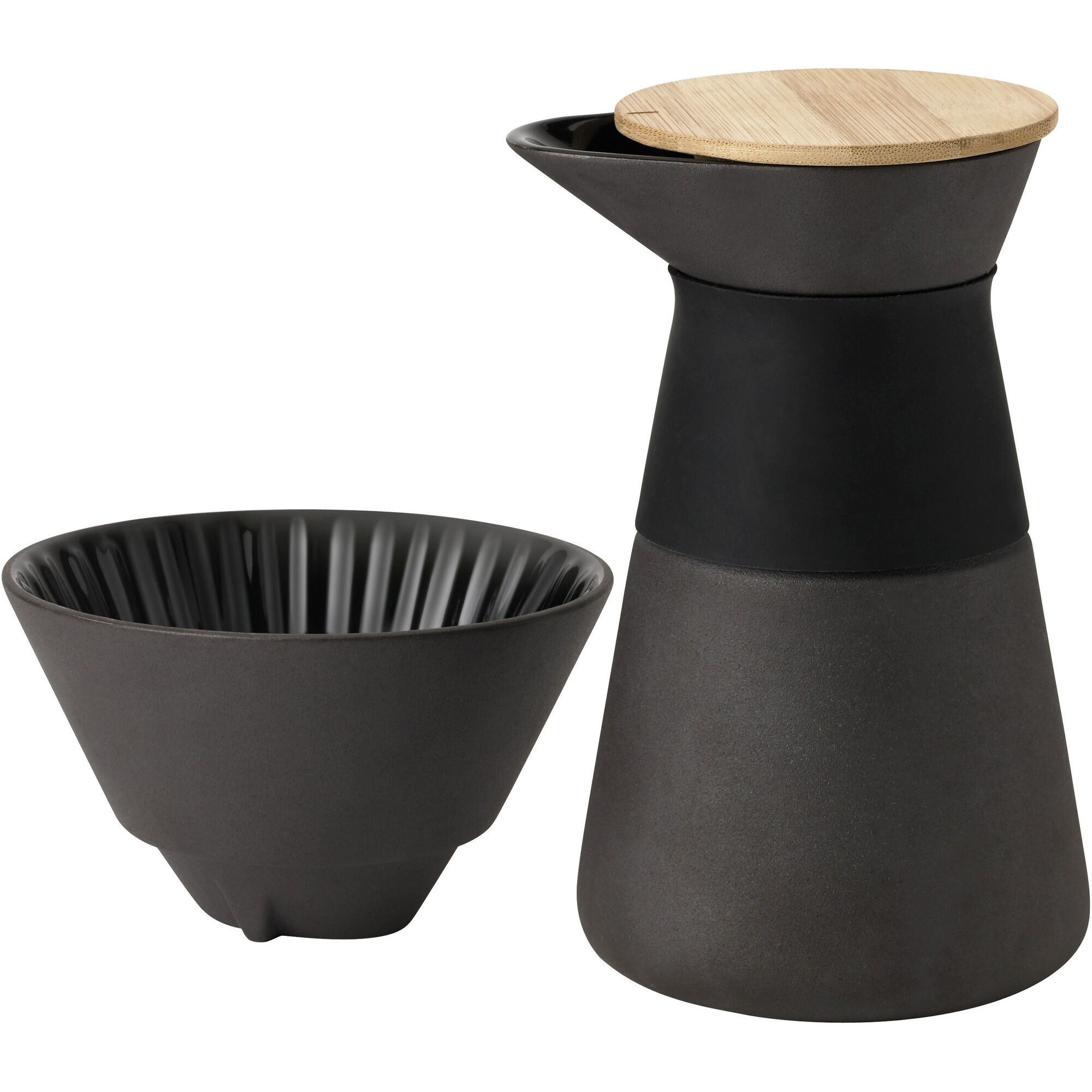 Alternativ bild 0 för Stelton Theo "slow brew" kaffebryggar, svart