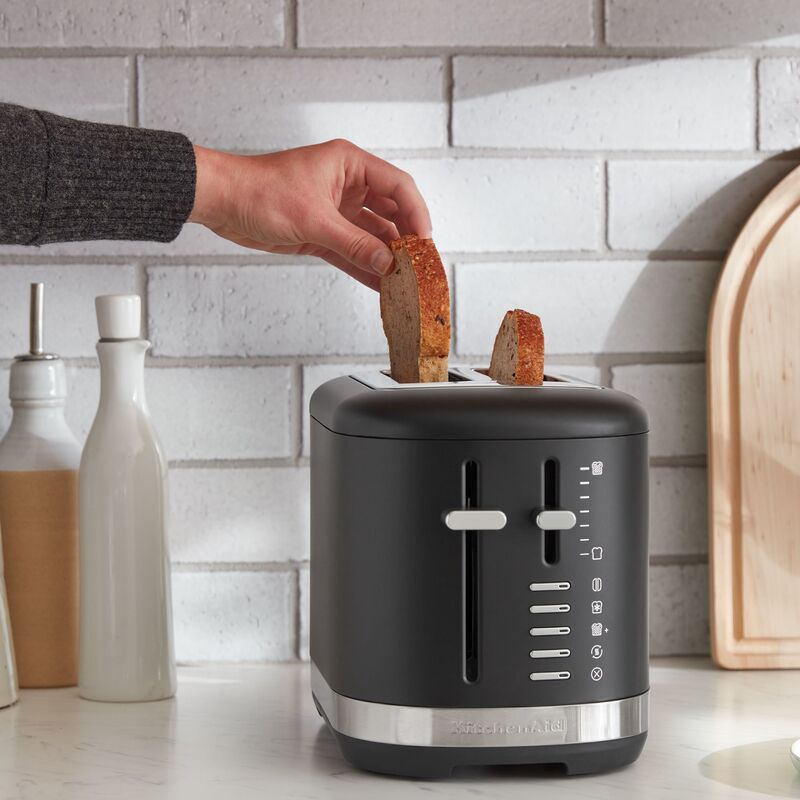 Brødrister 2 skiver, black matte