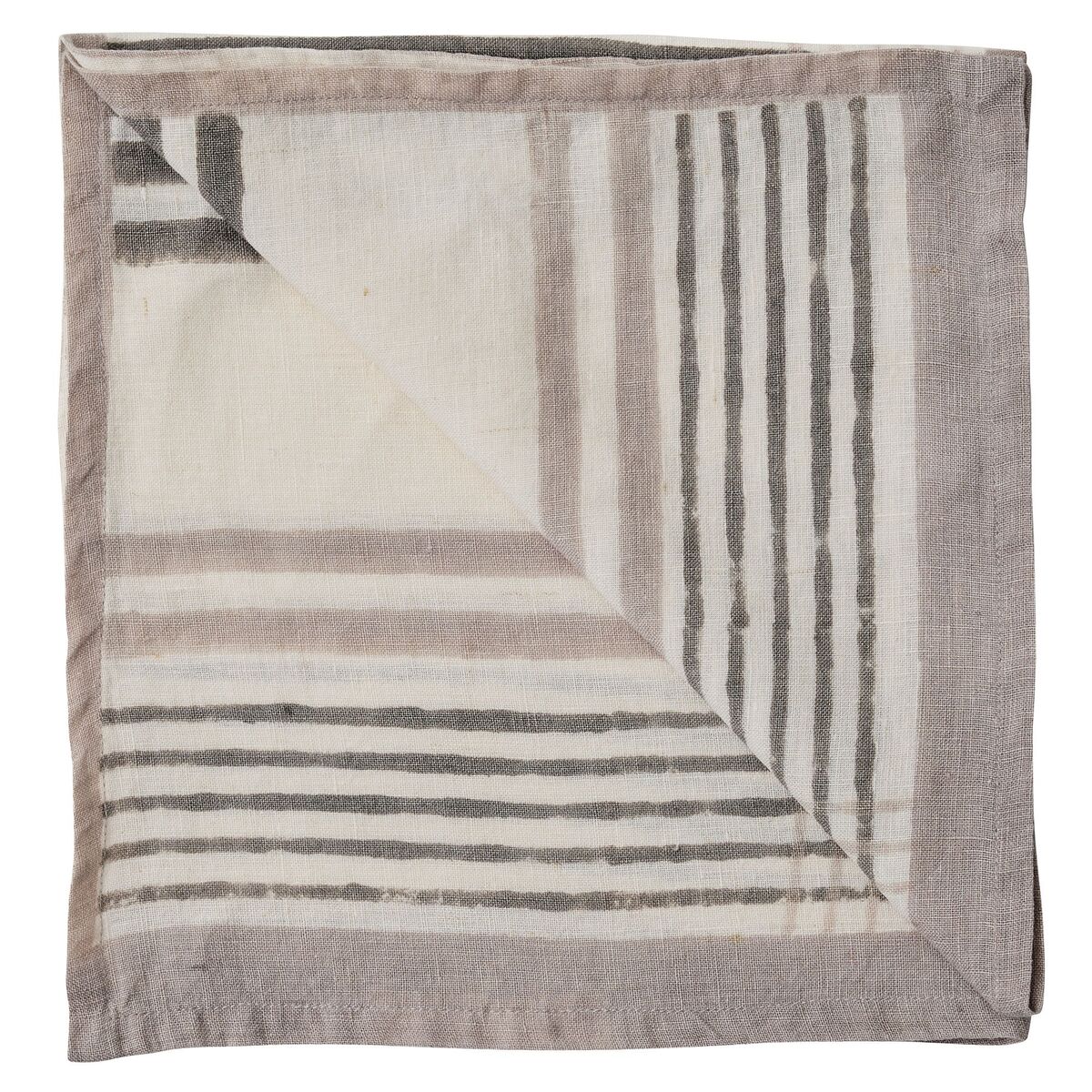 Ella servet, grey checkerd