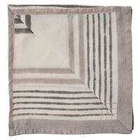 Ella servet, grey checkerd
