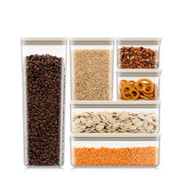 Canteen oppbevaringsbokser 6 deler, hvit