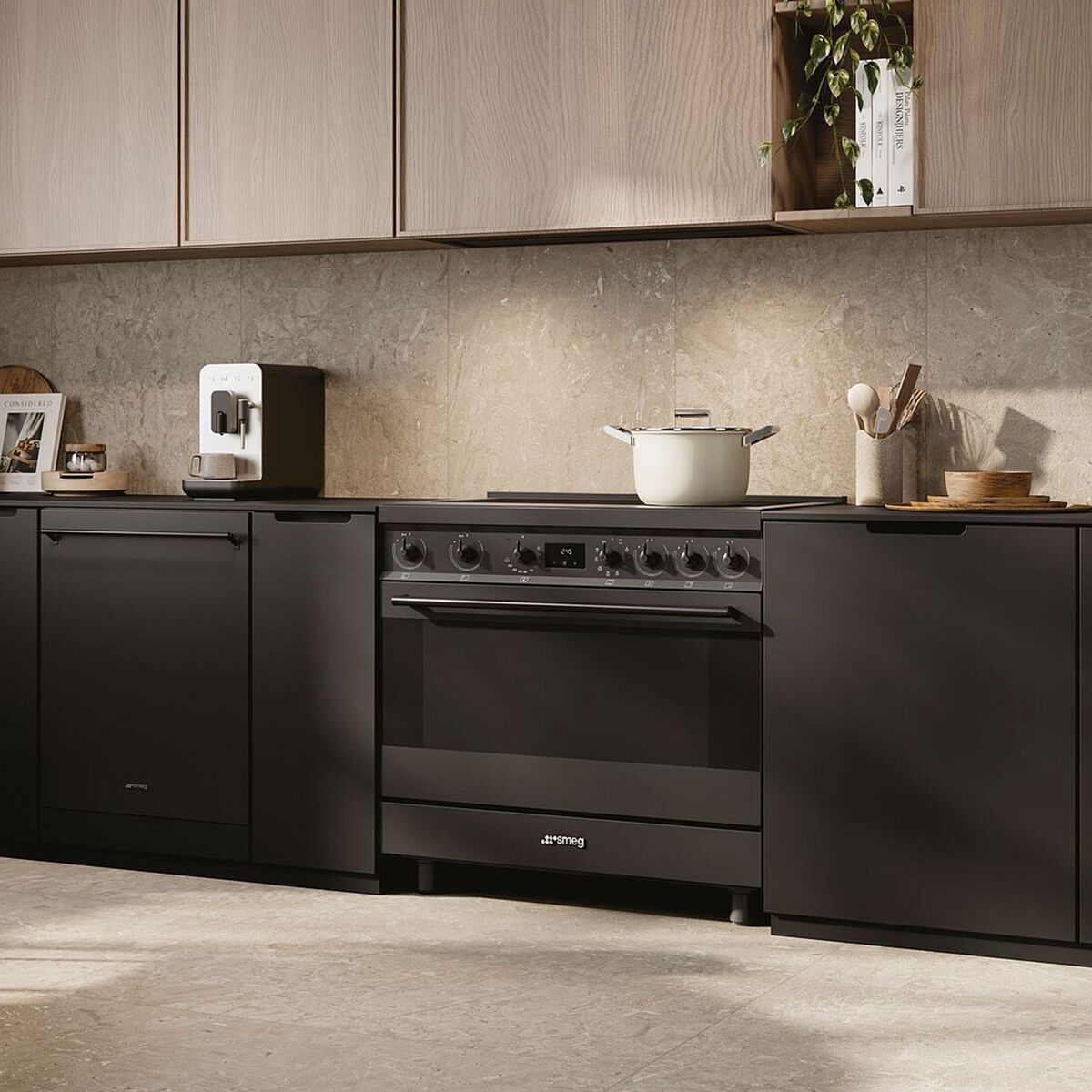Smeg C9IMN2 induksjonskomfyr 90 cm, svart