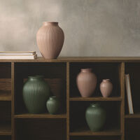 Knabstrup Ripple Celadon Vase 27 cm, grønn