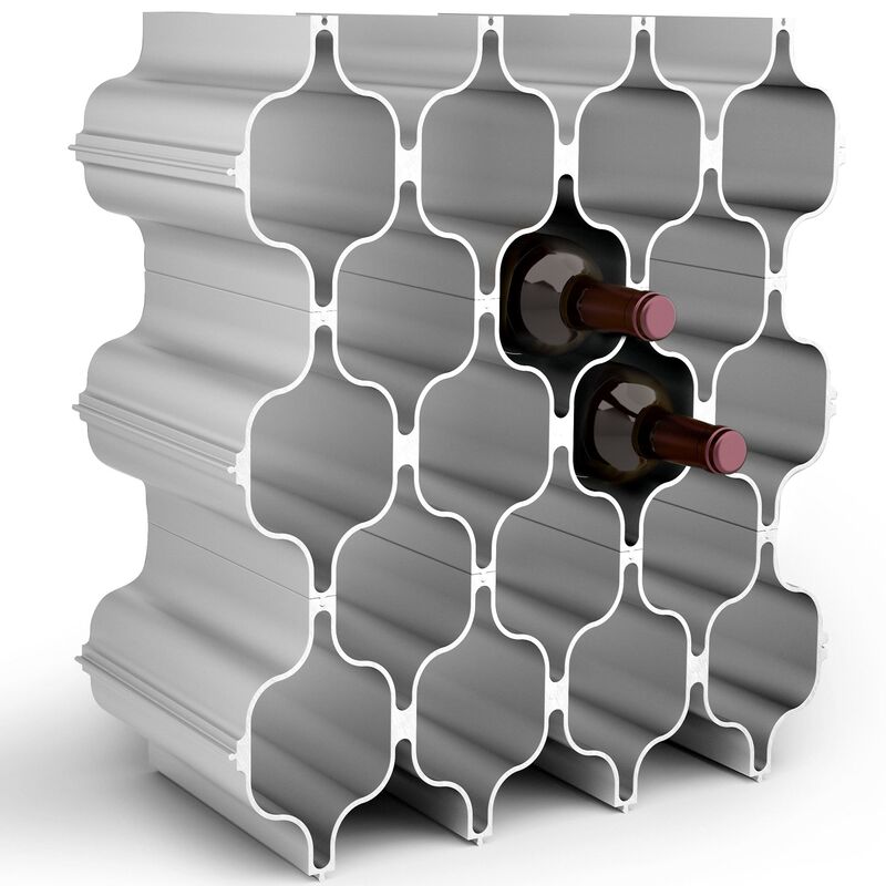 Hex vinholder, aluminium, bulkpak