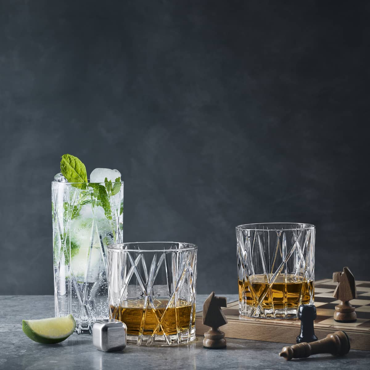 City DOF Whiskyglas 33 cl, 4 stk.