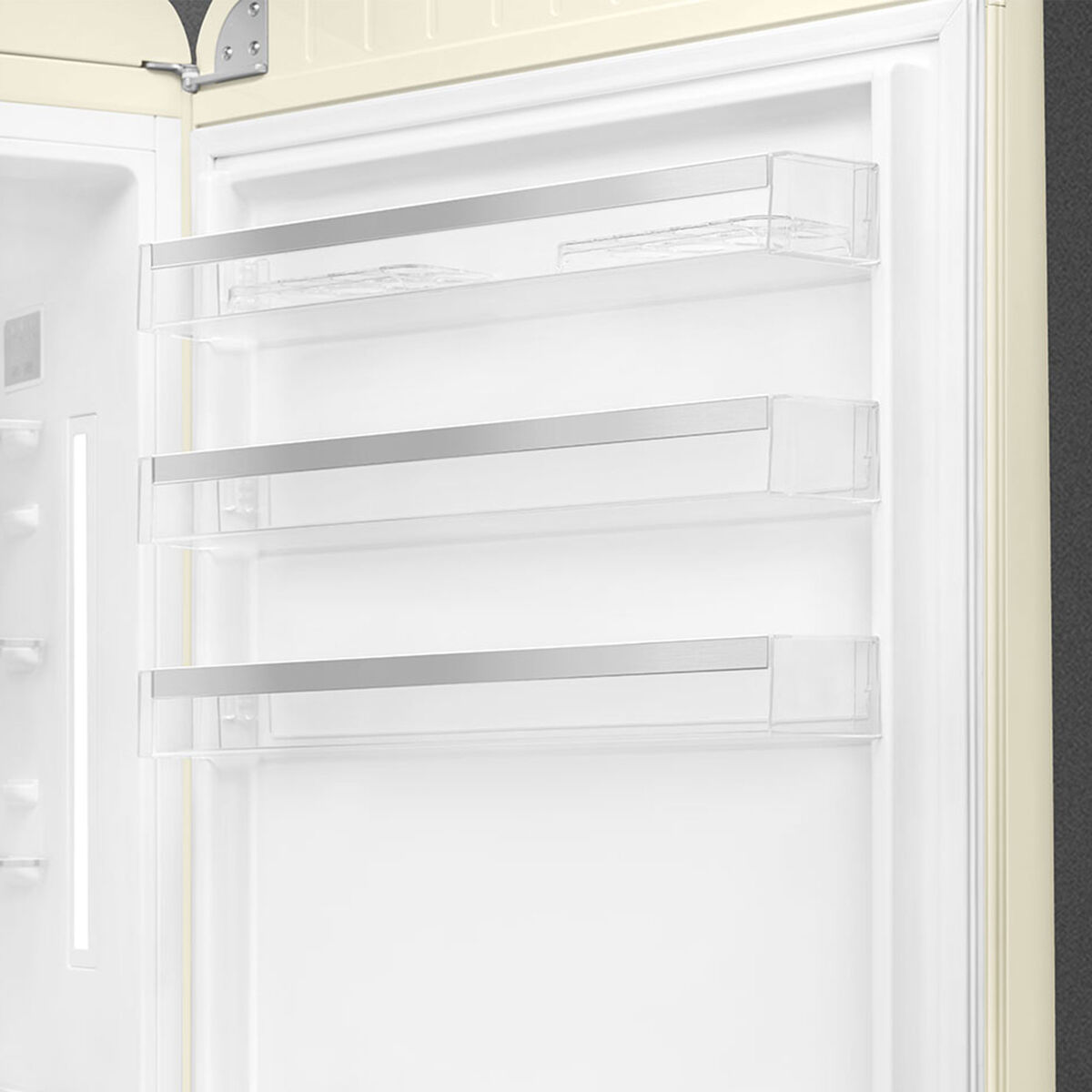 Smeg FAB38RCR6 högerhängd kyl/frys 70 cm, creme