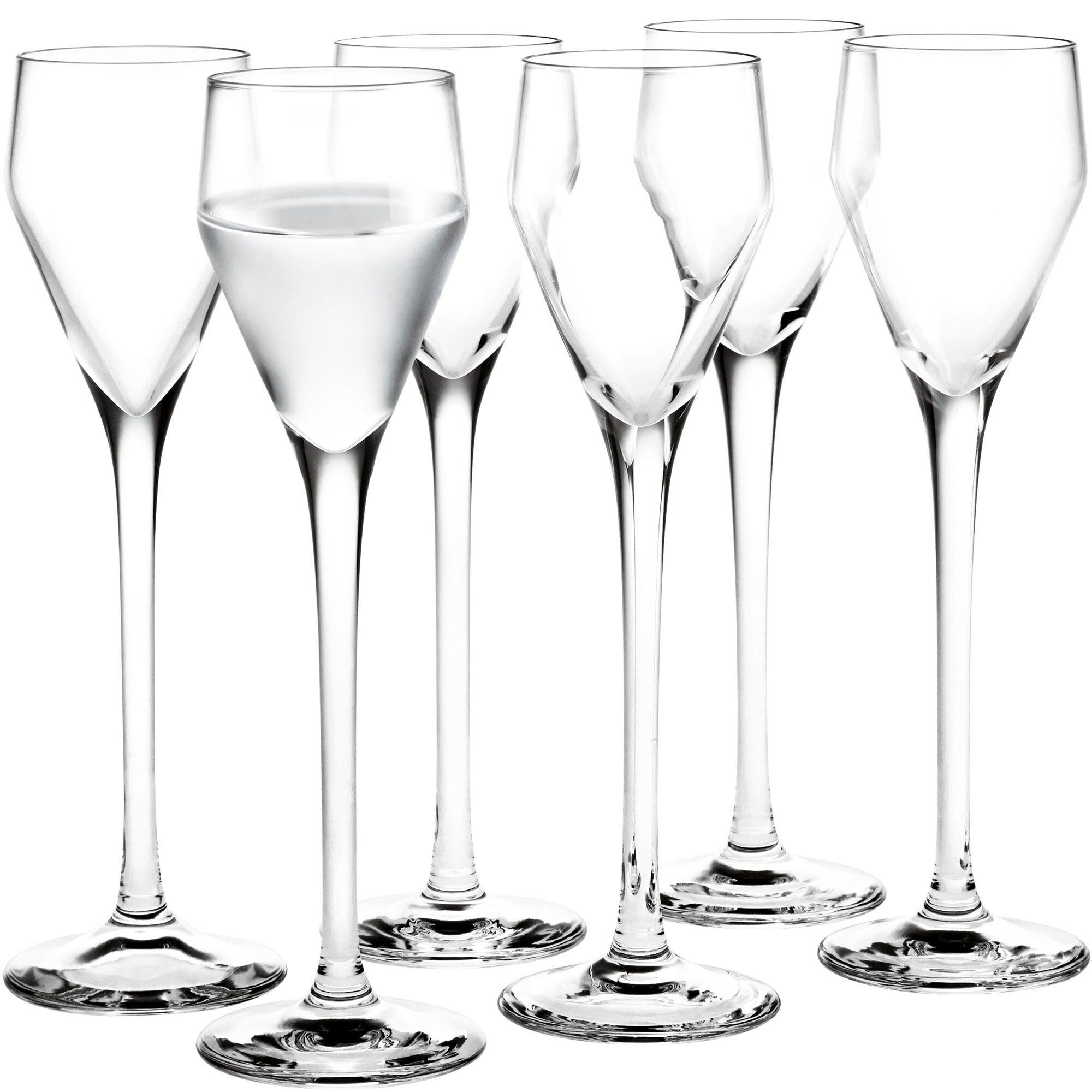 Perfection Snapsglass 55 cl 6 stk, Klar
