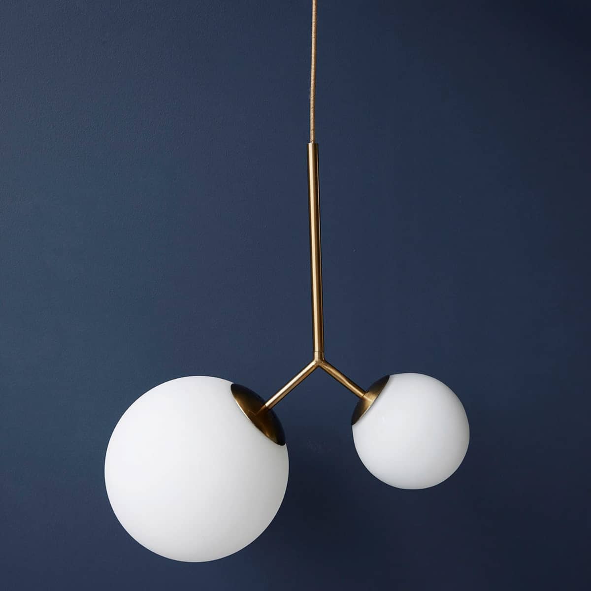 Twice lampe, hvid