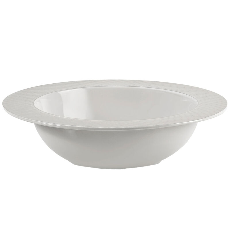 Coffee & More dyp tallerken, hvit