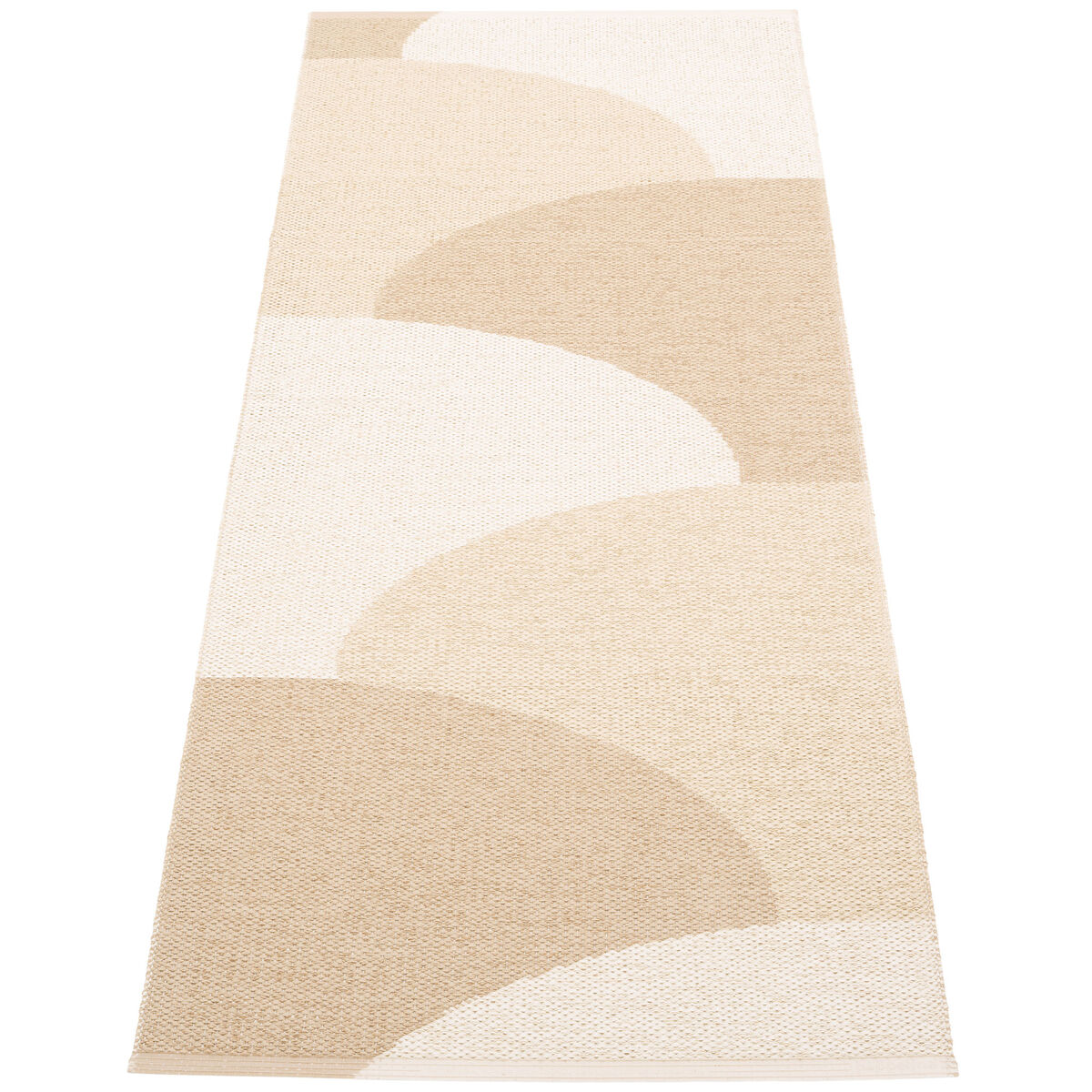 Pappelina Hill matto 70 × 180 cm, vanilla/beige/cream