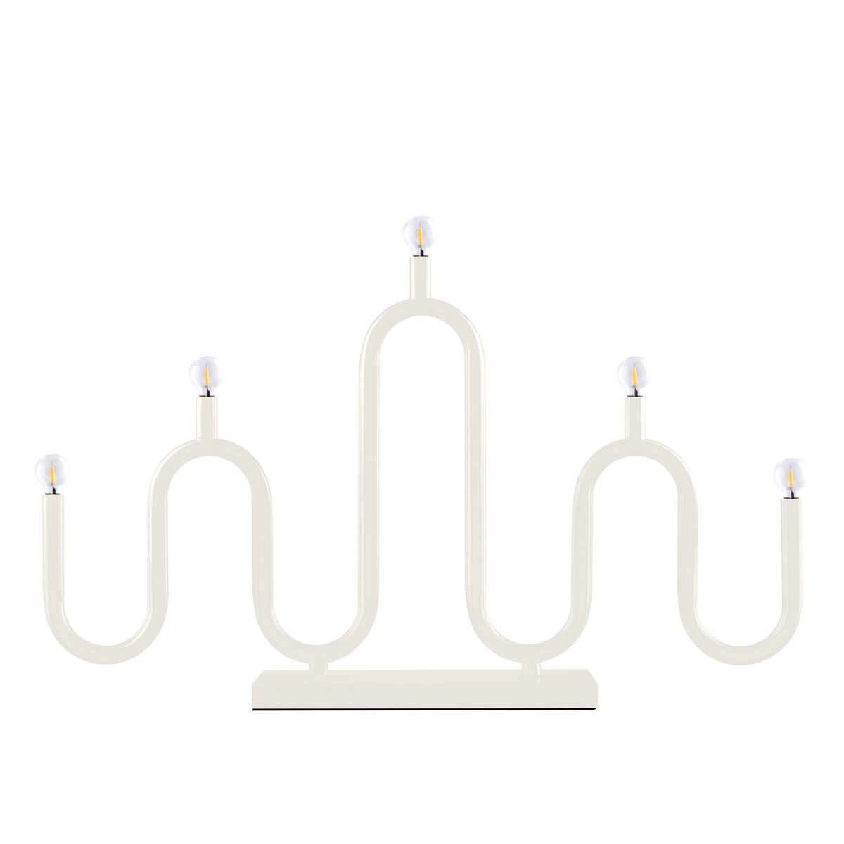 Globen Lighting Noel 5 adventtikynttelikkö, valkoinen
