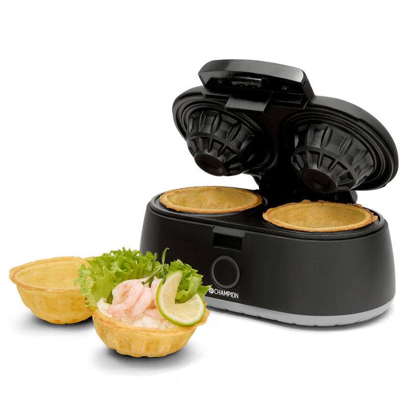 Våffelskålsjärn, svart 