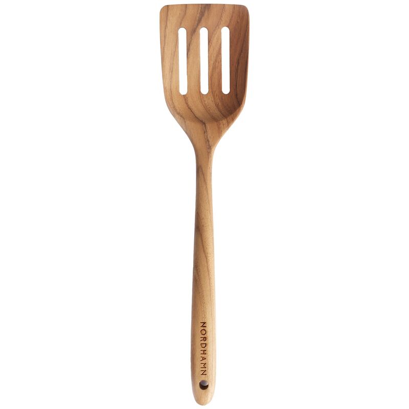Perforeret stegespade 34 cm, teak