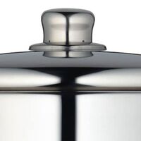 Gryde med låg 11 liter, rustfrit stål