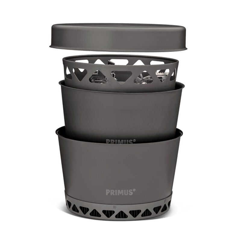 PrimeTech Stove Set stormkök 2 st kastruller 2,3 liter + stekpanna