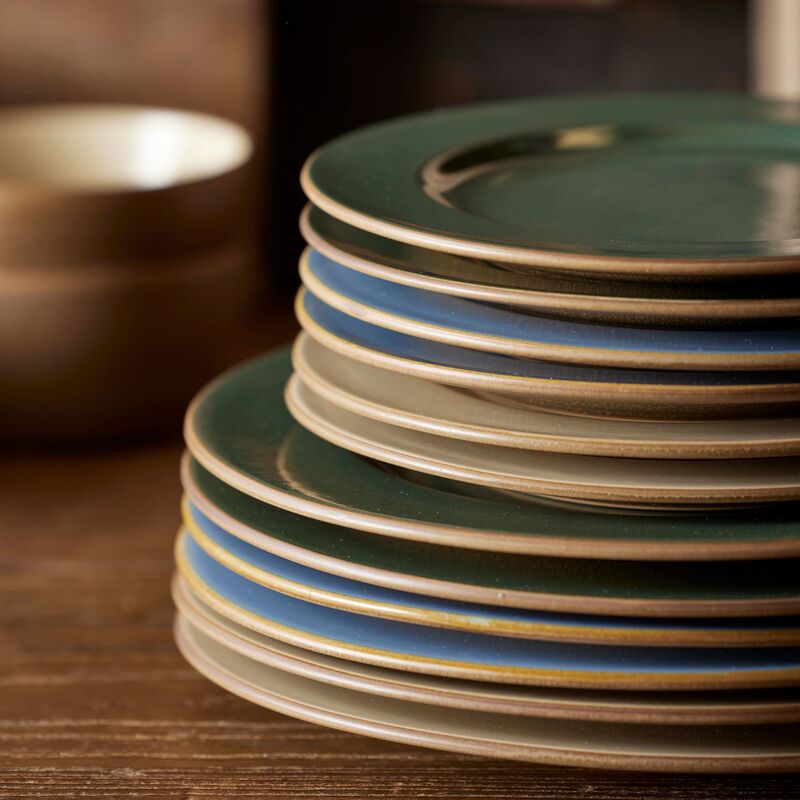 Desserttallerken 22 cm, wood/forest