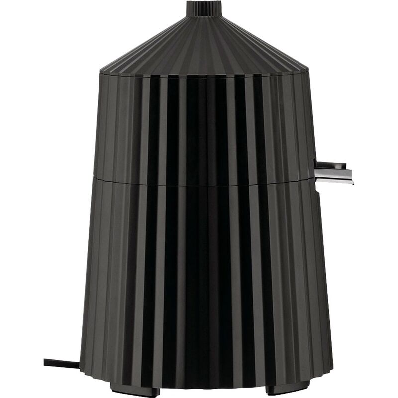 Plissé elektrisk citruspress, svart