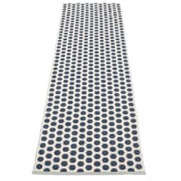Noa matta 70 cm x 250 cm, dark blue/vanilla