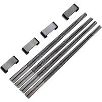 Spisepinde 4 par, onyx