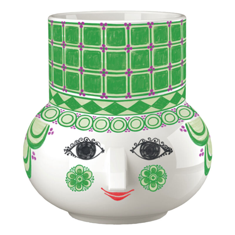 Bjørn Wiinblad Olga blokklysestake 12 cm, grønn