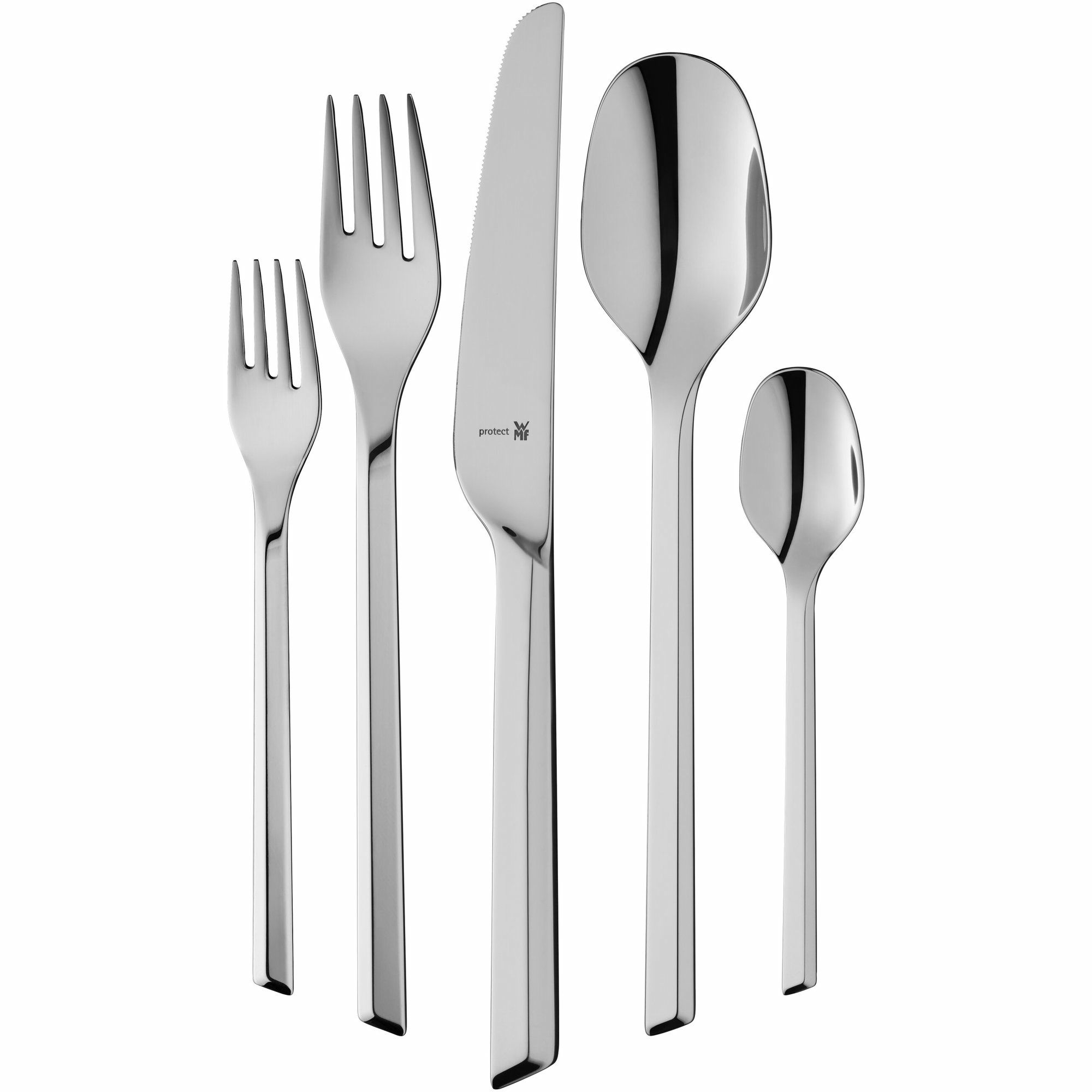 Produktfoto för WMF Kineo bestickset, blankt stål, 30 delar