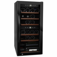 WineExpert 24 vinkøleskab, sort
