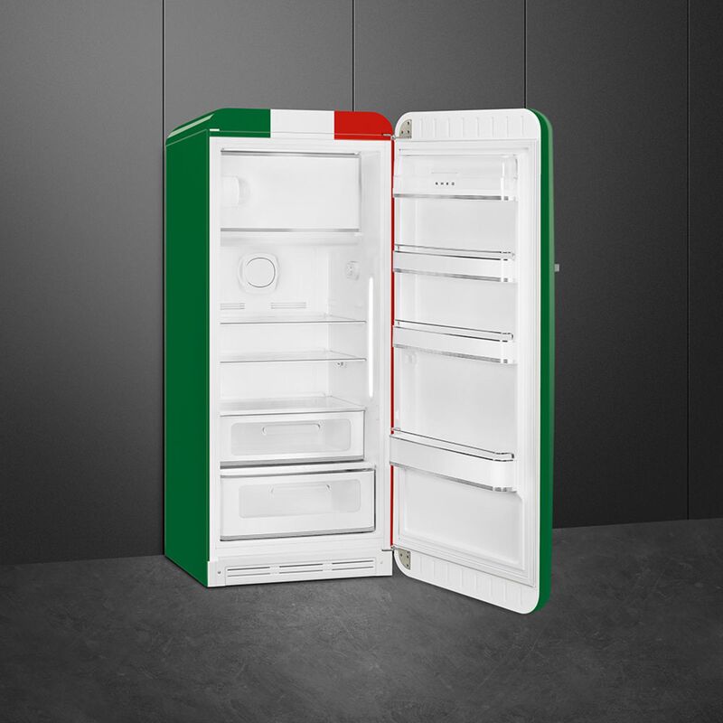 Smeg FAB28RDIT6 Køleskab Med Fryser 153cm Højrehængt Italienske flag