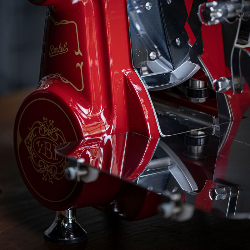 B2 Flywheel pålægsmaskine, rød